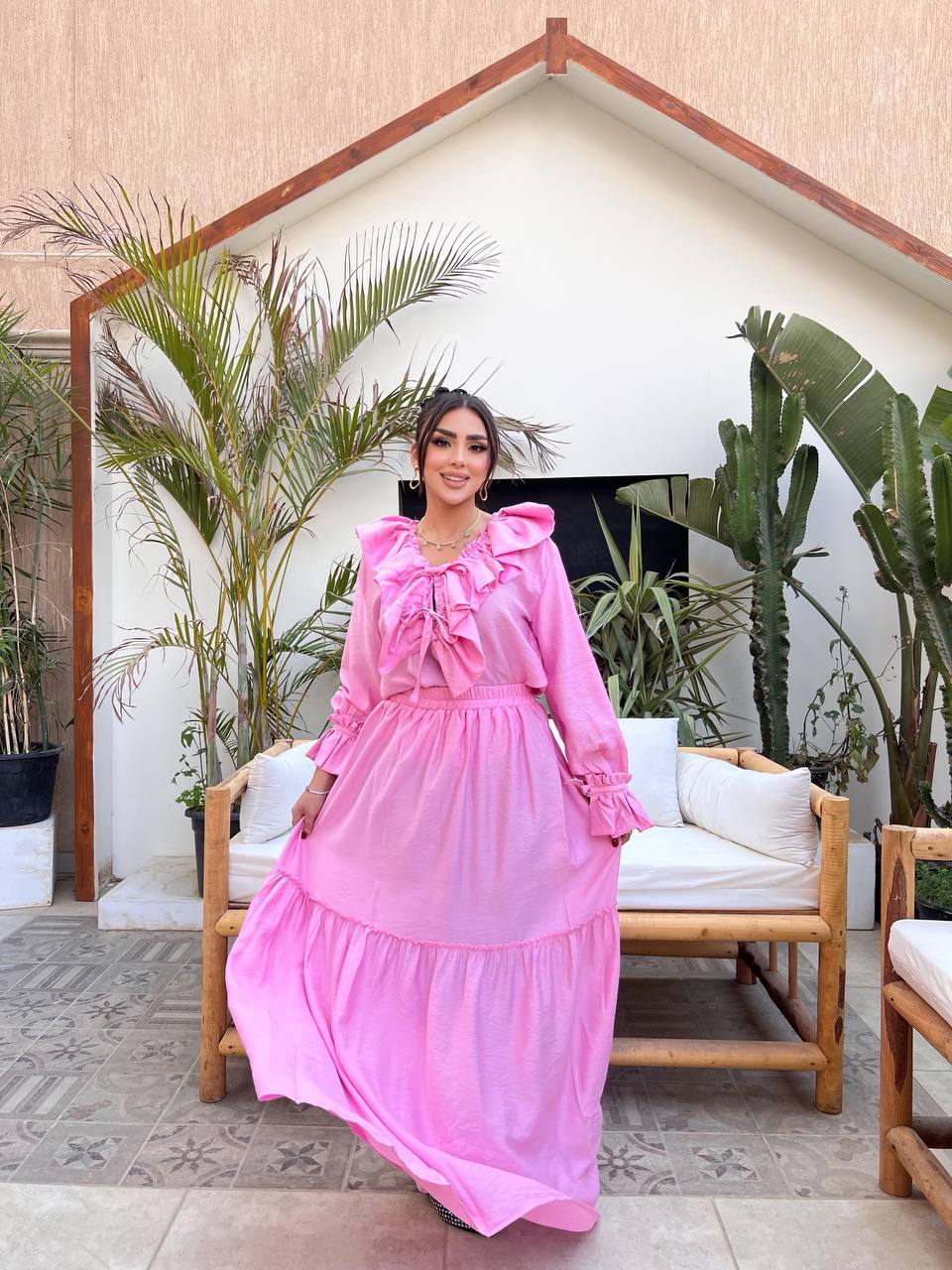 Ruffle Maxi Dress