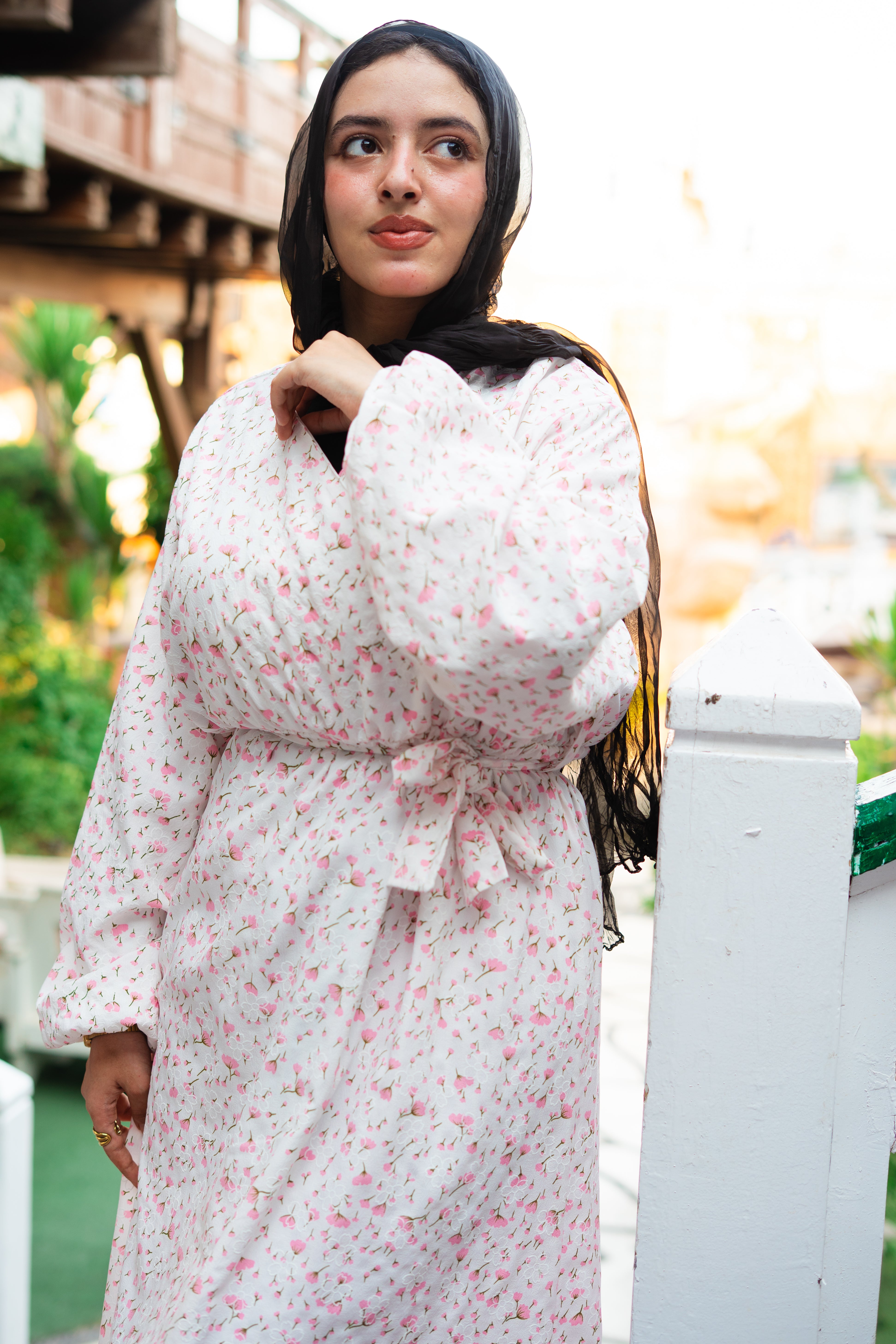 Floral Wrap Maxi Dress